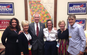 Donna Mullins and members of AIFBA delegation visiting Congressman John Barrow